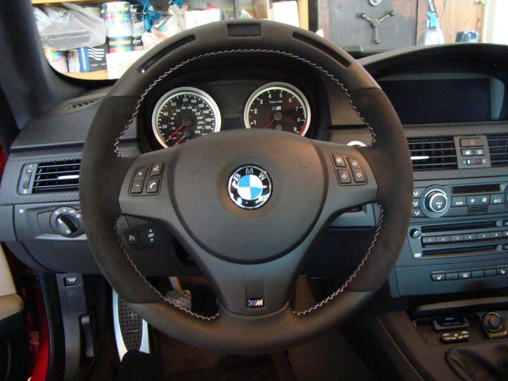 Bmw performance alcantara steering wheel